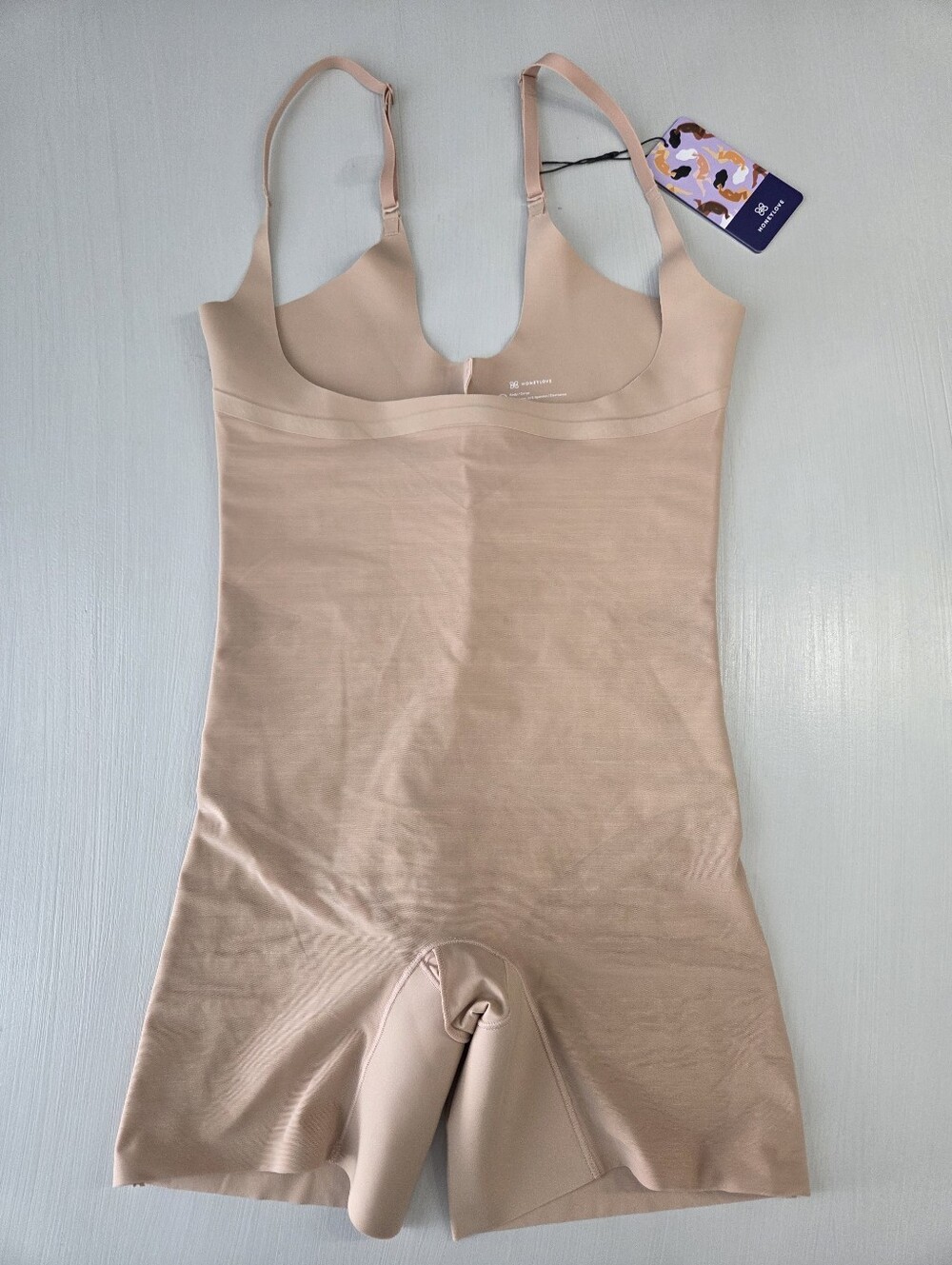 Honeylove Open-Bust Mid-Thigh Bodysuit